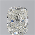 Natural Diamond 5.12 Carats, Cushion with  Cut, H Color, VVS2 Clarity and Certified by GIA