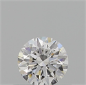 Natural Diamond 0.40 Carats, Round with Excellent Cut, D Color, VS1 Clarity and Certified by GIA