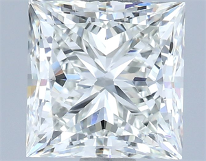 Picture of Natural Diamond 2.01 Carats, Princess with  Cut, H Color, VVS2 Clarity and Certified by IGI