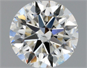 Natural Diamond 0.60 Carats, Round with Excellent Cut, H Color, SI1 Clarity and Certified by GIA