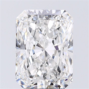 Foto Diamante Natural 3.02 quilates, Radiante , Color F, claridad SI1 y certificado GIA de