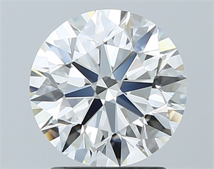 Foto Diamante Natural 1.71 quilates, Redondo , Color H, claridad VVS2 y certificado IGI de