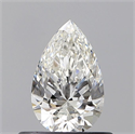 Diamante Natural 0.50 quilates, De pera , Color G, claridad SI1 y certificado GIA