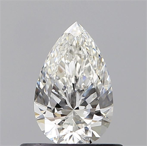 Foto Diamante Natural 0.50 quilates, De pera , Color G, claridad SI1 y certificado GIA de