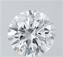 Lab Grown Diamond 3.27 Carats, Round with Ideal Cut, F Color, VS1 Clarity and Certified by IGI