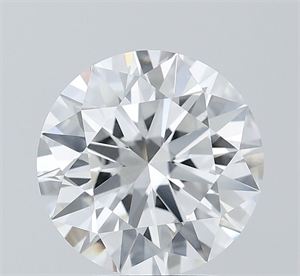 Picture of Lab Grown Diamond 3.27 Carats, Round with Ideal Cut, F Color, VS1 Clarity and Certified by IGI