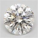 Diamante Natural 0.67 quilates, Redondo , Color J, claridad SI1 y certificado GIA