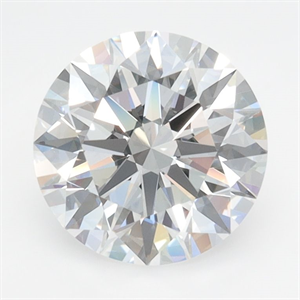 Picture of Lab Grown Diamond 2.10 Carats, Round with Ideal Cut, D Color, IF Clarity and Certified by IGI