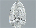 Natural Diamond 0.50 Carats, Pear with  Cut, F Color, VS1 Clarity and Certified by GIA