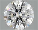 Del inventario de diamantes de laboratorio, 2.10 quilates, Redondo , Color F, claridad VVS2 y certificado IGI