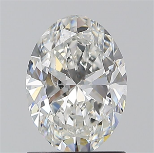 Foto Diamante Natural 1.20 quilates, Ovalado , Color F, claridad SI2 y certificado GIA de