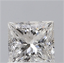 Natural Diamond 0.60 Carats, Princess with  Cut, E Color, VS2 Clarity and Certified by GIA