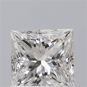 Picture of Natural Diamond 0.60 Carats, Princess with  Cut, E Color, VS2 Clarity and Certified by GIA