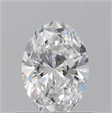 Diamante Natural 0.70 quilates, Ovalado , Color D, claridad VVS2 y certificado GIA
