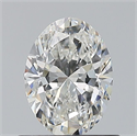 Natural Diamond 0.70 Carats, Oval with  Cut, G Color, VS1 Clarity and Certified by GIA