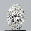 Diamante Natural 0.61 quilates, Ovalado , Color H, claridad SI1 y certificado GIA