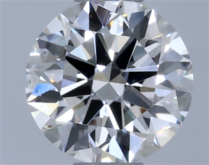 Picture of Natural Diamond 0.42 Carats, Round with Excellent Cut, F Color, VS2 Clarity and Certified by GIA