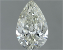Natural Diamond 0.50 Carats, Pear with  Cut, I Color, VVS1 Clarity and Certified by IGI