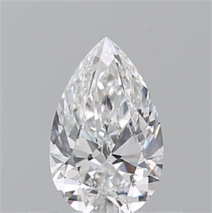 Picture of Natural Diamond 0.50 Carats, Pear with  Cut, E Color, VS2 Clarity and Certified by GIA