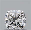 Natural Diamond 0.61 Carats, Cushion with  Cut, F Color, VS1 Clarity and Certified by GIA