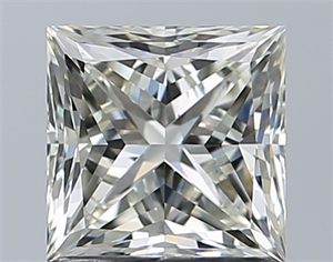 Picture of Natural Diamond 1.25 Carats, Princess with  Cut, I Color, VVS1 Clarity and Certified by IGI