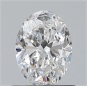 Natural Diamond 0.70 Carats, Oval with  Cut, E Color, VS1 Clarity and Certified by GIA