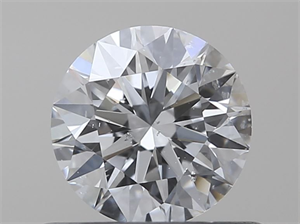 Foto Diamante Natural 0.46 quilates, Redondo , Color D, claridad SI2 y certificado GIA de