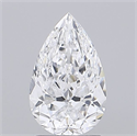 Natural Diamond 1.70 Carats, Pear with  Cut, D Color, VS2 Clarity and Certified by GIA