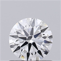 Lab Grown Diamond 0.73 Carats, Round with Ideal Cut, D Color, VS1 Clarity and Certified by IGI