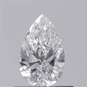Picture of Lab Created Diamond 0.51 Carats, Pear with  Cut, E Color, VVS2 Clarity and Certified by IGI