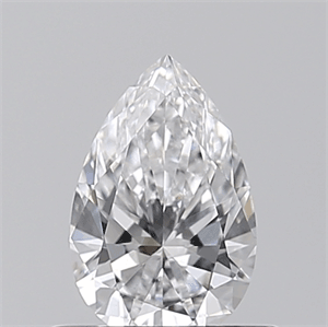 Picture of Lab Created Diamond 0.60 Carats, Pear with  Cut, D Color, VVS2 Clarity and Certified by IGI