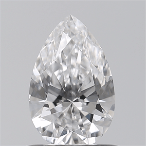 Picture of Lab Created Diamond 0.63 Carats, Pear with  Cut, D Color, VVS2 Clarity and Certified by IGI