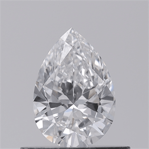 Picture of Lab Created Diamond 0.50 Carats, Pear with  Cut, E Color, VVS2 Clarity and Certified by IGI
