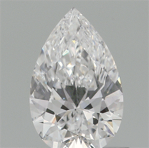Lab Created Diamond 0.60 Carats, Pear with  Cut, D Color, VS1 Clarity and Certified by IGI