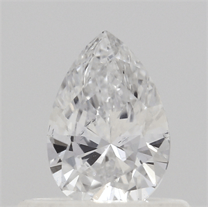 Lab Created Diamond 0.40 Carats, Pear with  Cut, F Color, SI1 Clarity and Certified by IGI