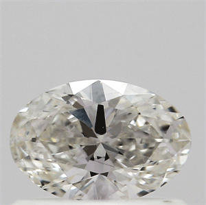 Lab Created Diamond 0.39 Carats, Oval with  Cut, G Color, VVS2 Clarity and Certified by IGI