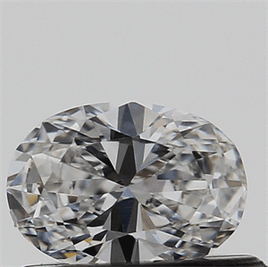 Lab Created Diamond 0.33 Carats, Oval with  Cut, E Color, VVS2 Clarity and Certified by IGI