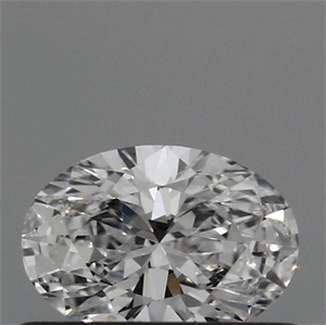 Lab Created Diamond 0.31 Carats, Oval with  Cut, D Color, VVS2 Clarity and Certified by IGI