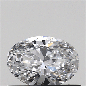Diamante creado en laboratorio de 0.30 quilates, Ovalado Muy buen, Color D, claridad SI2 y certificado por IGI