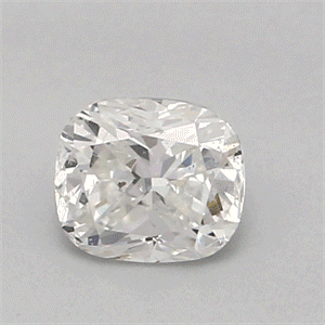 Diamante creado en laboratorio de 0.34 quilates, Del cojín Muy buen, Color H, claridad SI1 y certificado por IGI