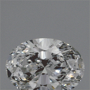 Lab Created Diamond 0.33 Carats, Oval with  Cut, D Color, VS1 Clarity and Certified by IGI