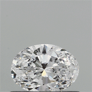 Lab Created Diamond 0.30 Carats, Oval with  Cut, D Color, VS1 Clarity and Certified by IGI