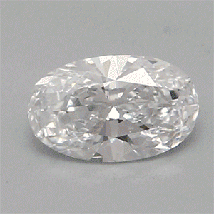 Lab Created Diamond 0.31 Carats, Oval with  Cut, E Color, VVS2 Clarity and Certified by IGI