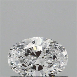 Lab Created Diamond 0.31 Carats, Oval with  Cut, D Color, VS1 Clarity and Certified by IGI