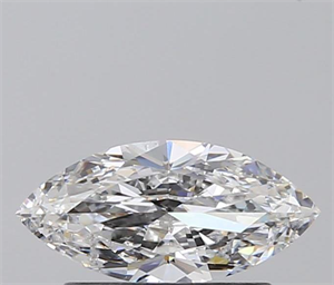0.50 Carats, Marquise E Color, SI1 Clarity and Certified by GIA
