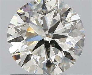 0.90 Carats, Round with Very Good Cut, M Color, SI2 Clarity and Certified by GIA