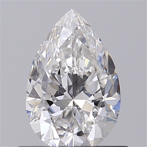 Lab Created Diamond 0.67 Carats, Pear with  Cut, E Color, VS1 Clarity and Certified by IGI