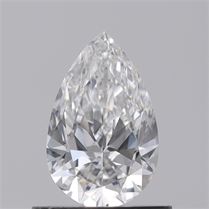 Lab Created Diamond 0.63 Carats, Pear with  Cut, F Color, VS1 Clarity and Certified by IGI