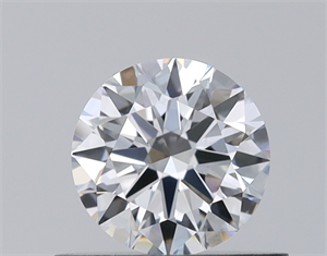 Lab Created Diamond 0.50 Carats, Round with Excellent Cut, D Color, VS1 Clarity and Certified by IGI