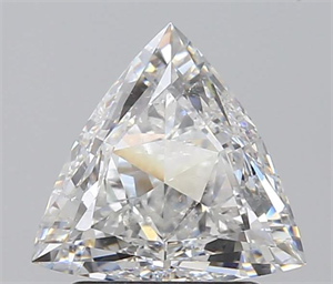 1.62 Carats, TRIANGLE F Color, SI2 Clarity and Certified by GIA